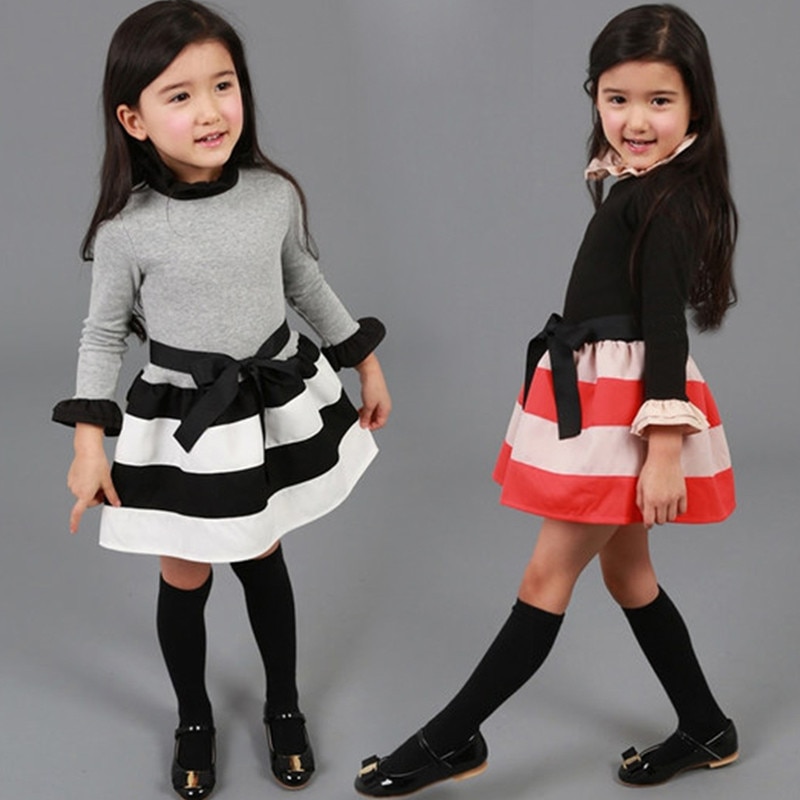 Vestidos de fiesta manga larga para niñas discount