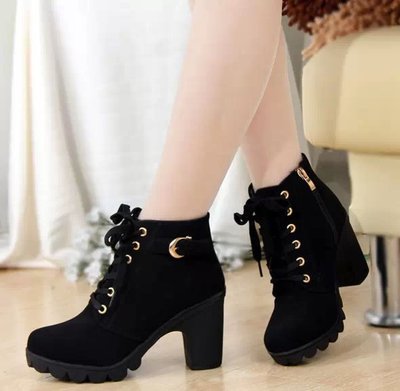 Botas de mujer zapatos de mujer botines de piel gruesos zapatos de goma con plataforma de tacon alto para mujer botas para nieve jmi8 Ranero Logistic