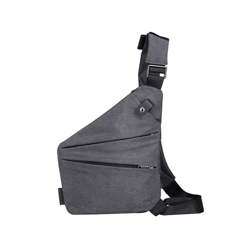 Riñonera antirrobo impermeable para hombre, bolsa táctica de bolsillo Personal para viaje, bolsa cruzada para el pecho