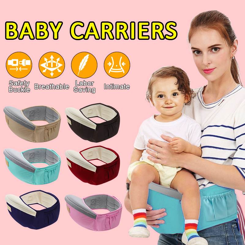 Portabebe taburete de cintura Walkers bebe Sling Cinturon de sujecion mochila Hipseat cinturon ninos ajustable asiento de cadera infantil Ranero Logistic