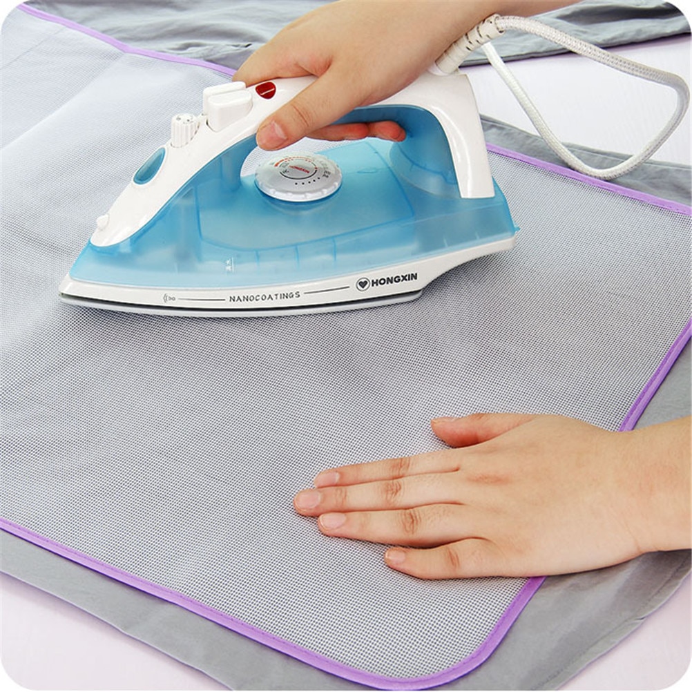 Cubierta de placa de plancha casera, plancha protectora de tela resistente al calor, protector de tela para planchado, 1 ud.