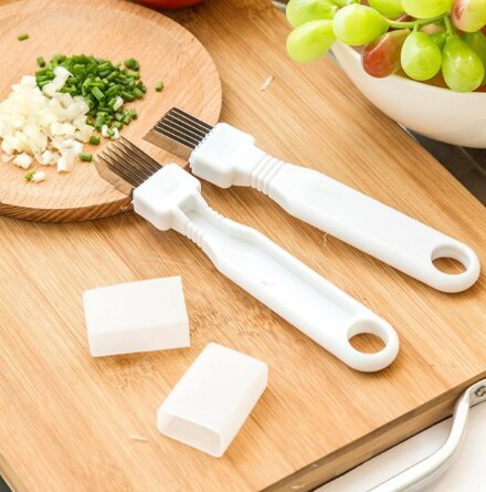 Cortador multifunción de cebolla, cortador de ajos y verduras, cortador rápido para cocina, seda triturada