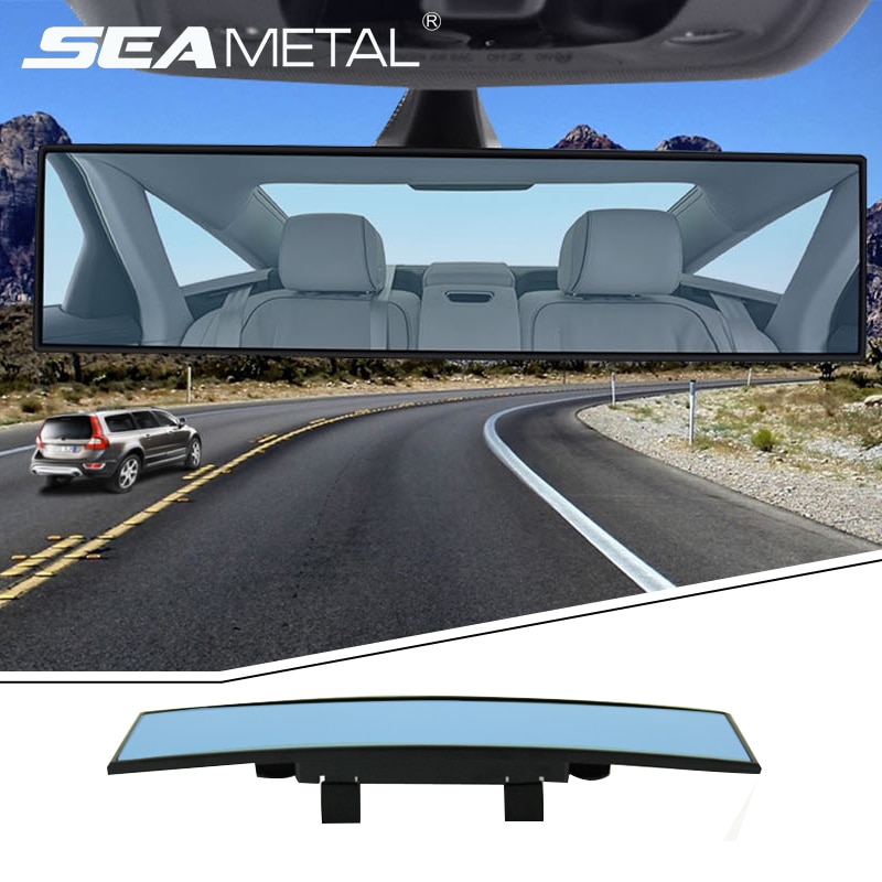 Espejo retrovisor Interior para coche, Universal, antirreflejos, gran angular, accesorios para coche