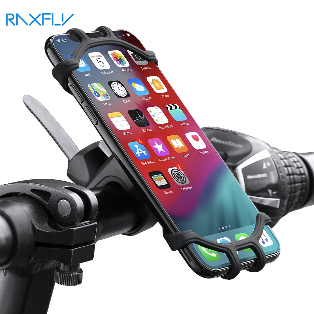 RAXFLY-Soporte de teléfono móvil para bicicleta, para iPhone, Samsung, Xiaomi, Gsm, Houder Fiets