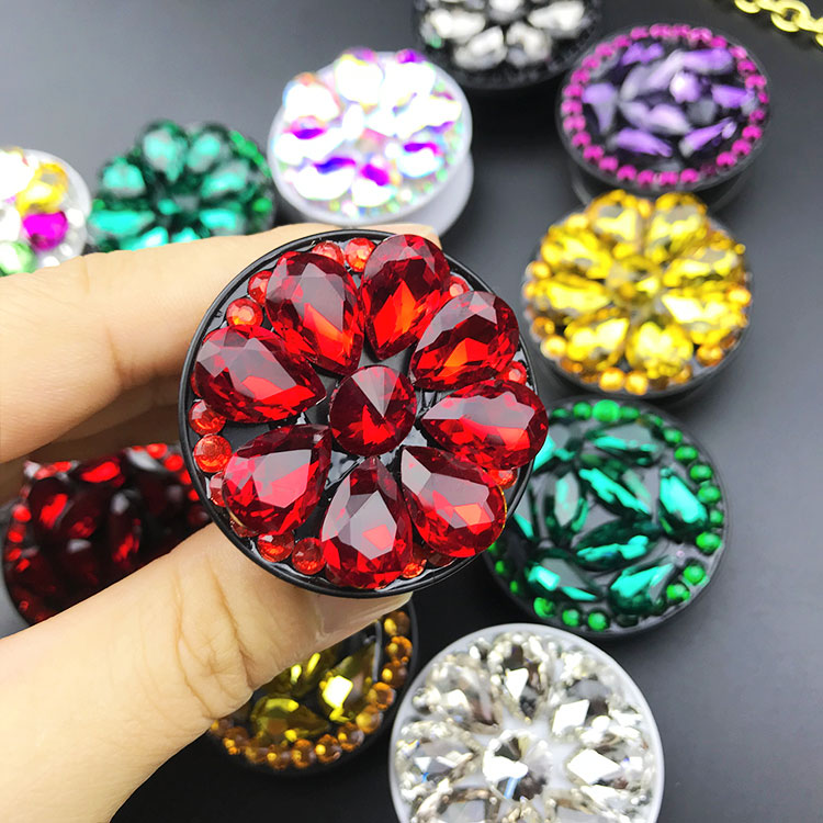 Diamante Bling soporte para teléfono para iPhone 12 11 Pro Max XR XS MAX 7 para Samsung Nota 20 Ultra S20 S10 para Huawei XiaoMi Oppo