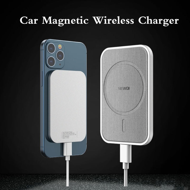 Cargador magnético inalámbrico para automóvil, diseño para cargador  MagSafe, cargador de coche magnético fuerte de 15 W, soporte de teléfono de  carga