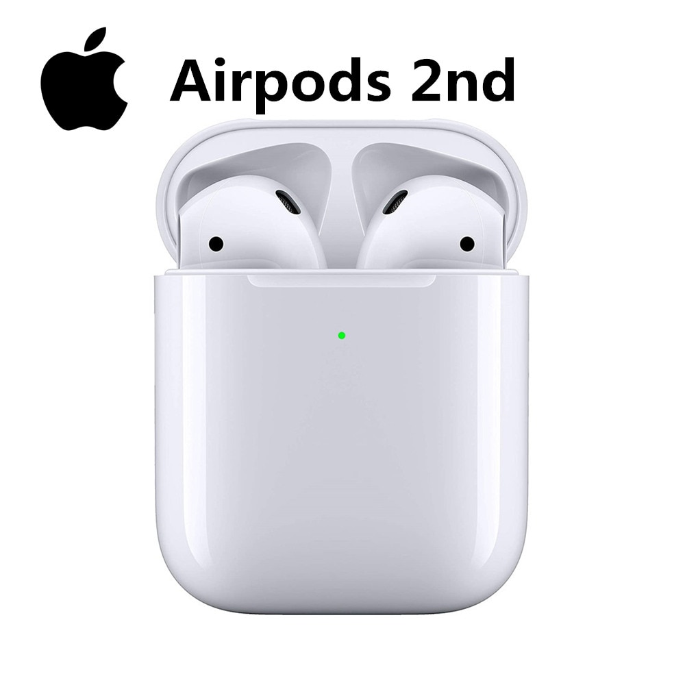 Funda de carga inalámbrica Apple Airpods auriculares de segunda generación auriculares Bluetooth originales