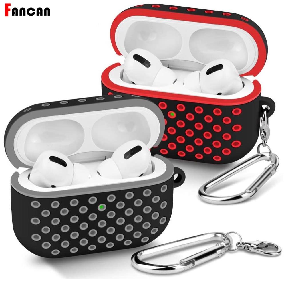 Funda para Airpods pro fundas con llavero Air pods auricular Protector silicona air pod pro accesorios para Nike Airpodspro fundas