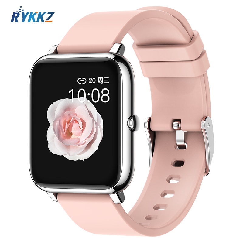 Reloj inteligente P2 2020 para Android iOS, reloj inteligente deportivo resistente al agua, con control del ritmo cardíaco, llamadas, mensajes, recordatorios y Bluetooth