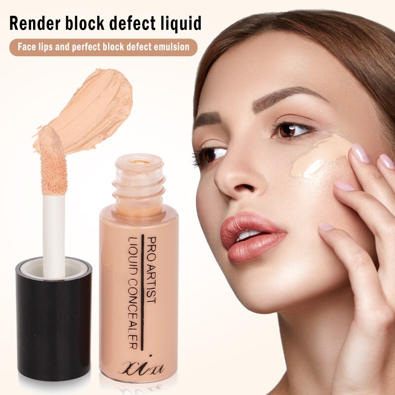 Corrector líquido mate, Base de maquillaje corrector resistente al agua, crema de larga duración, círculo oscuro, cobertura para el acné, Cosméticos de maquillaje TSLM1