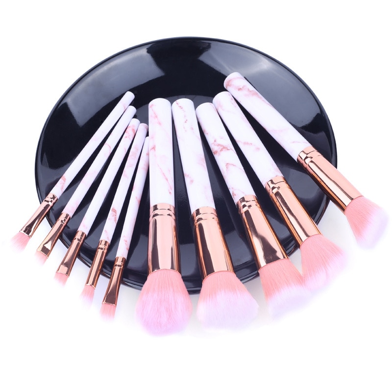 Juego de brochas de maquillaje, 5 uds., iluminador, cosmético para ojos, base en polvo, sombra de ojos, Cosméticos profesionales para cejas