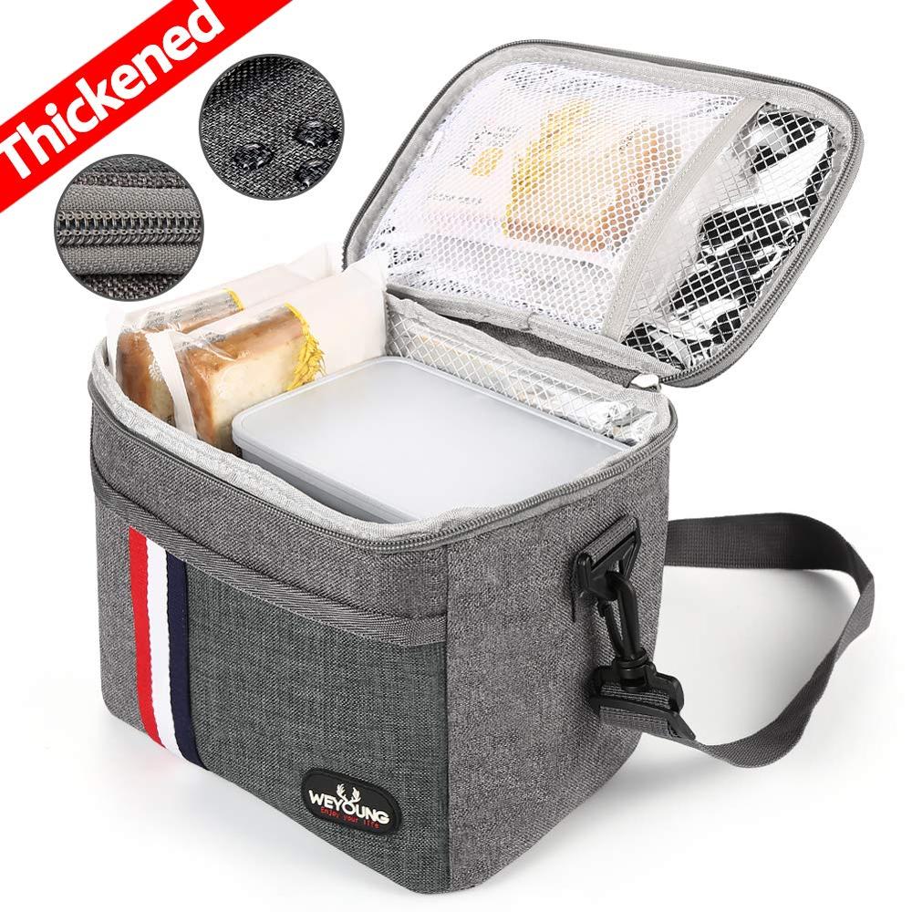 Moderno refrigerador térmico aislado, fiambrera, Bolsa de comida para el trabajo, Bolsa de Picnic, Bolsa térmica, loncheras para mujer, para estudiantes de escuela