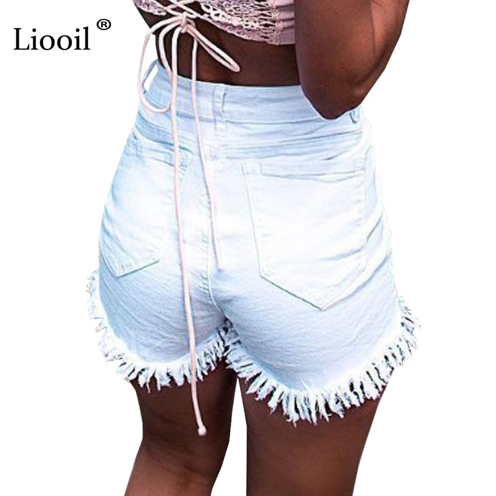 Short vaquero blanco sale mujer
