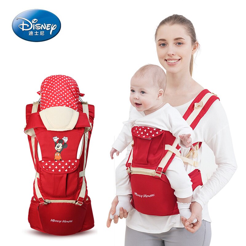 Portabebés de Disney, portabebés frontal multifunción de alta calidad, mochila con eslinga, mochila, ergonomía, canguro verde, Hipseat