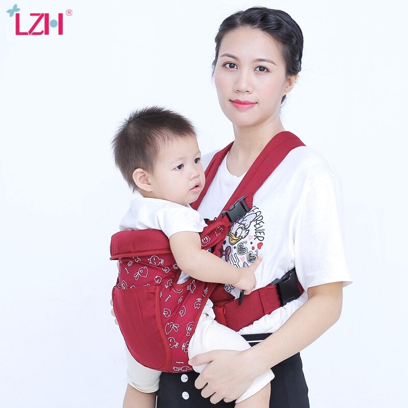 LZH-mochila ergonómica para portabebés, bolso de bebé de 0 a 36 meses, canguro, Sling Hipseat, soporte de seguridad suave, novedad de 2020