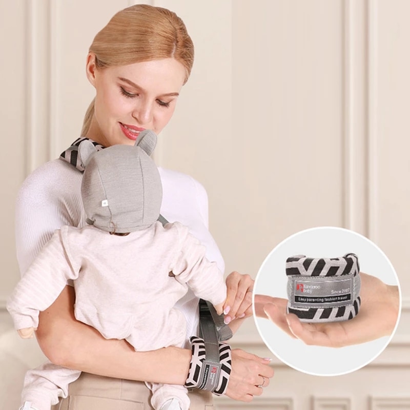 Portabebés multifuncional con correa para dormir para bebé, envoltura frontal para recién nacido, bolsas ligeras y transpirables