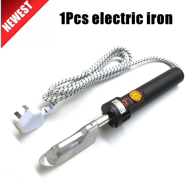 Mini plancha eléctrica ajustable para ropa de cuero, 220V, 150W, 50-350C grados, 87mm x 27mm