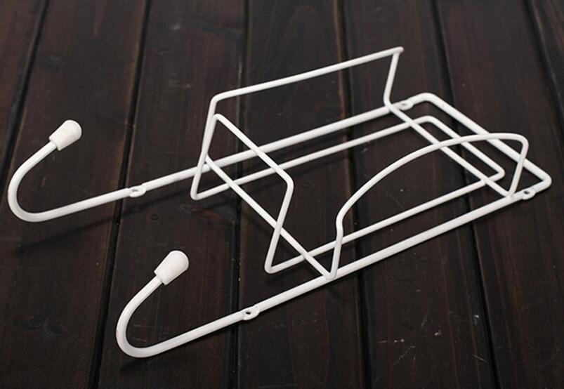 Partes eléctricas de hierro, estante de hierro para colgar en la pared, plancha de vapor y tabla de hierro, estante de almacenamiento de colección de 34X14cm