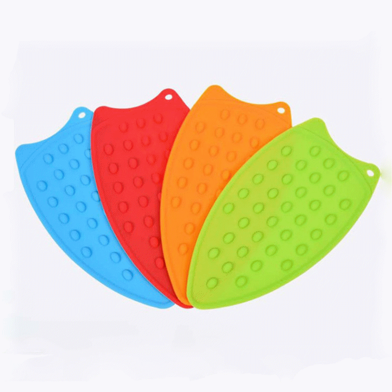 Plancha de silicona almohadilla de apoyo de protección caliente estera aislamiento tablas de descanso almohadilla de planchar superficie segura estera de soporte de hierro 26,5*14cm