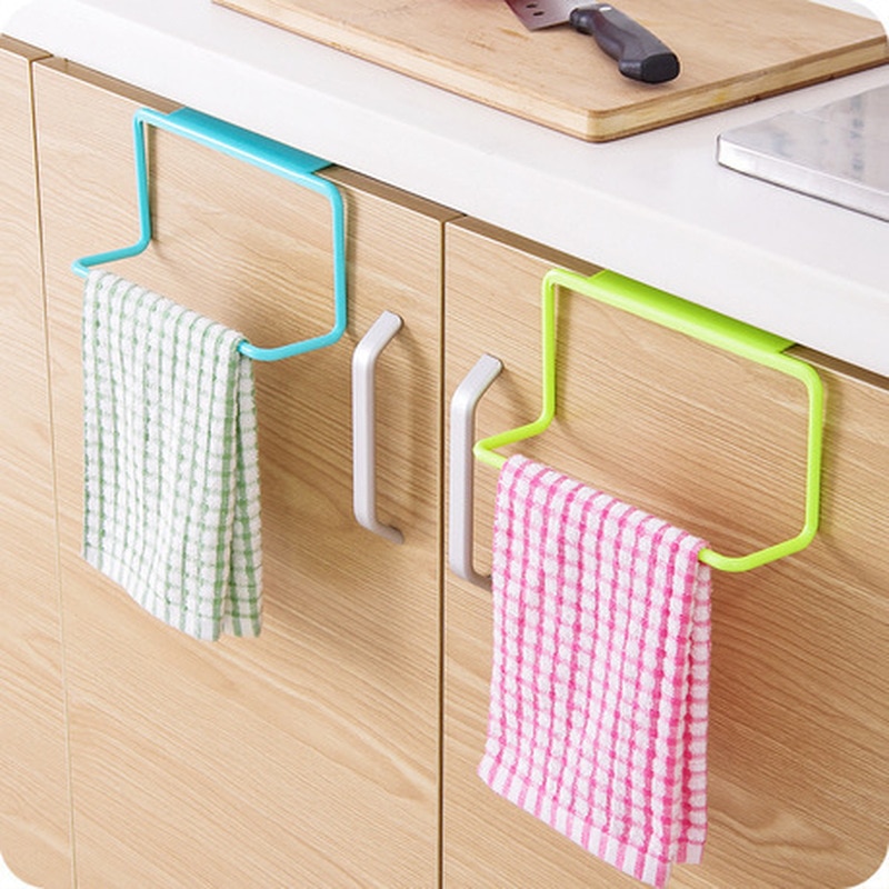 Toallero para utensilios de cocina, soporte colgante de barra, organizador de riel, estante de almacenamiento, utensilios de cocina, organizador de cocina de esponja, drenaje
