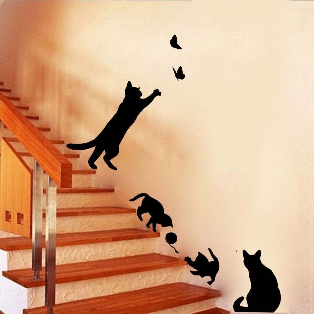 Recién llegado, adhesivo para pared de mariposas, calcomanías removibles para Decoración de casa para dormitorio, cocina, Paredes del salón, decoración