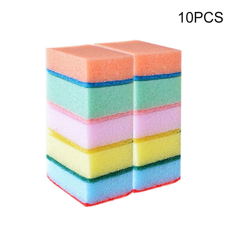 Juego de esponjas para lavar platos, Set para lavavajillas, 10 Uds., nanoborrador mágico de esponja Herramientas de limpieza de cocina