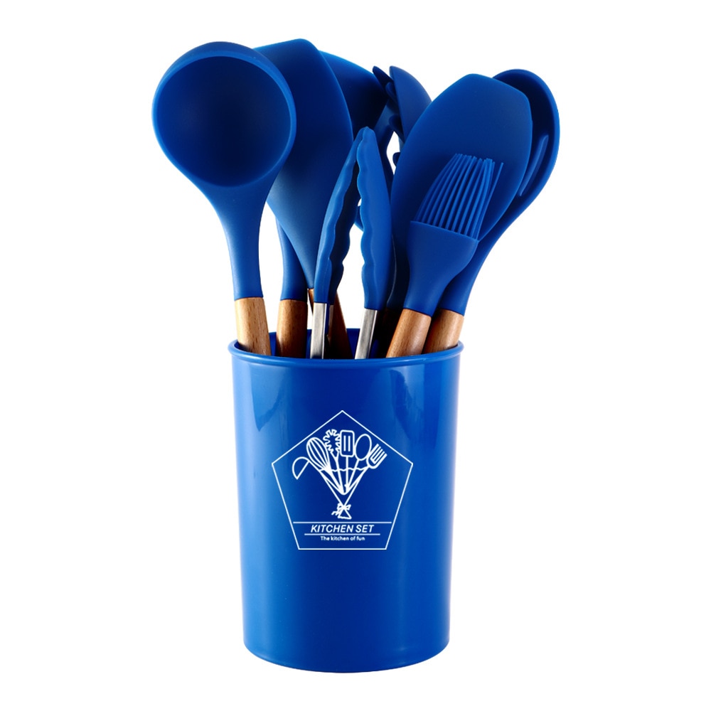 Juego de utensilios de cocina de silicona, utensilios de cocina y artículos para el hogar