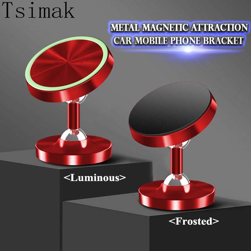 Tsimak-Soporte Universal de Metal para teléfono móvil, soporte magnético para GPS, para iPhone 11 Pro, Samsung, Smartphones, Coche
