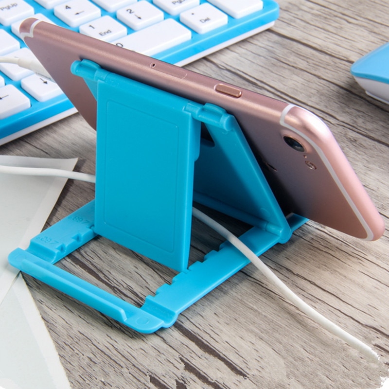 Soporte de escritorio para teléfono móvil, trípode de plástico plegable para iPhone Xsmax, Huawei P30, Xiaomi Mi 9