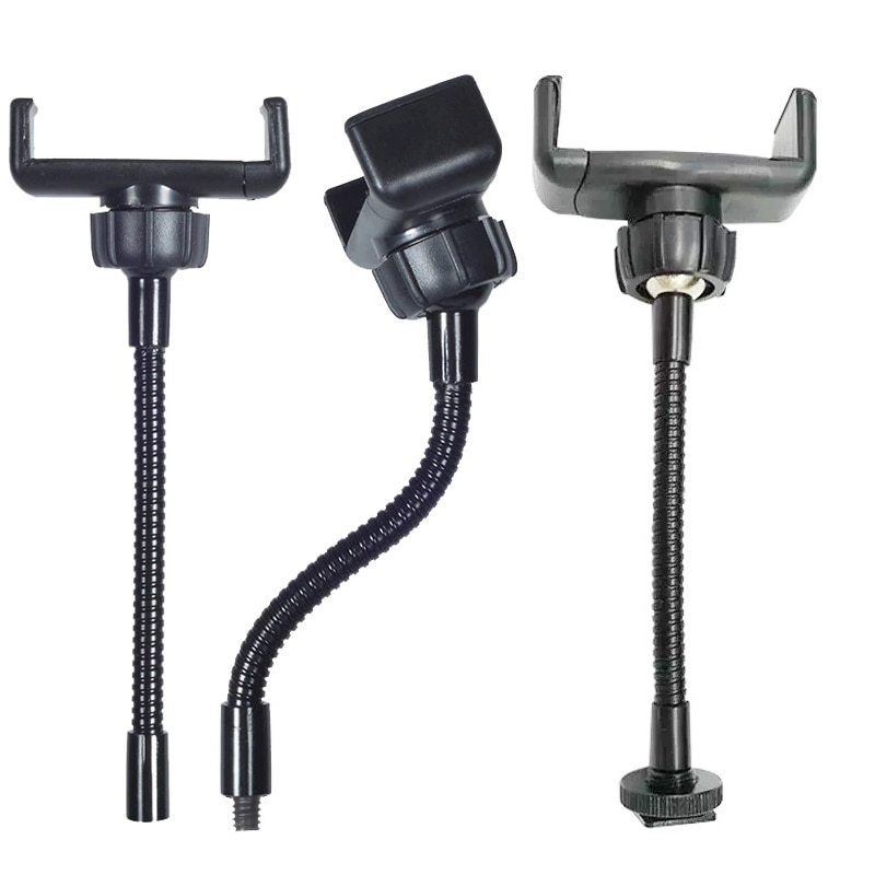 Soporte de teléfono perezoso, brazo largo Flexible, soporte de cama, Clip para teléfono móvil