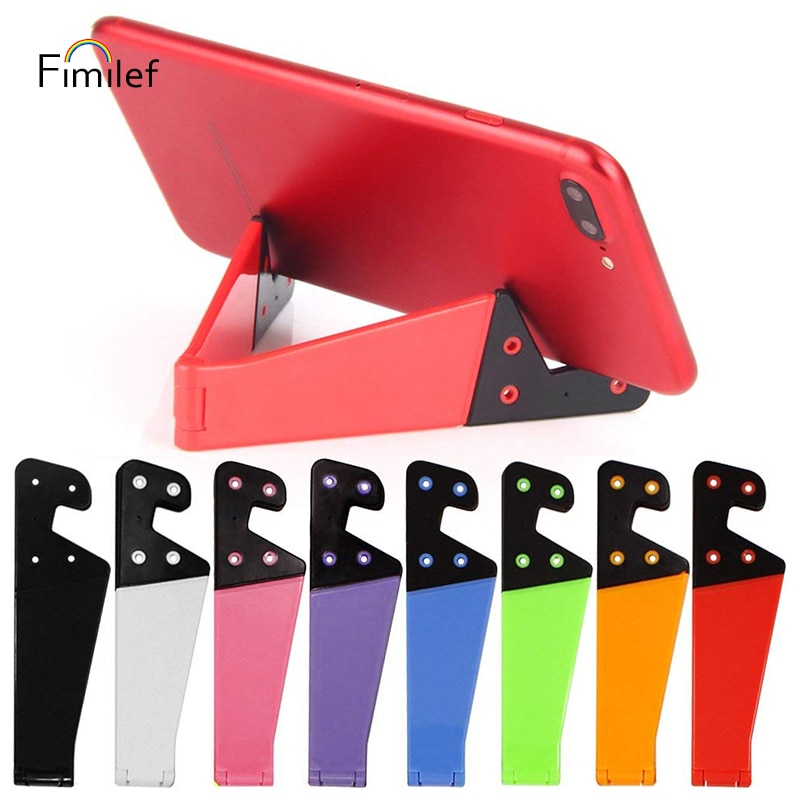 Fimilef-soporte plegable para teléfono móvil, soporte ajustable para iPhone X, tableta, Samsung S10