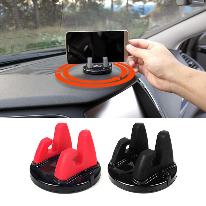Soporte de teléfono para coche, soporte giratorio, antideslizante, para salpicadero, 360 grados, navegación GPS, accesorios universales para automóvil