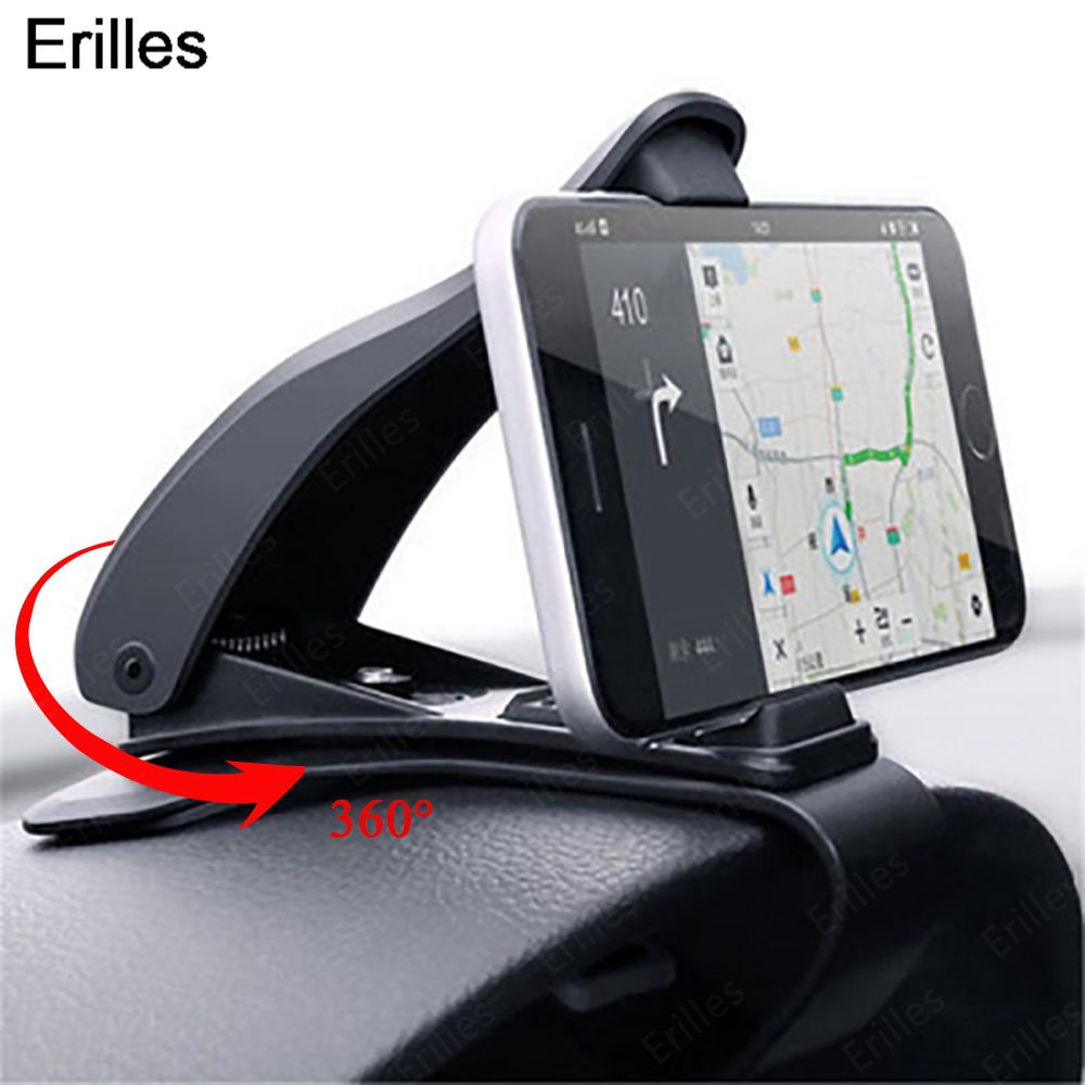 Soporte Universal de teléfono para coche, soporte para Salpicadero con GPS, para iphone, Xiaomi, Samsung, 360