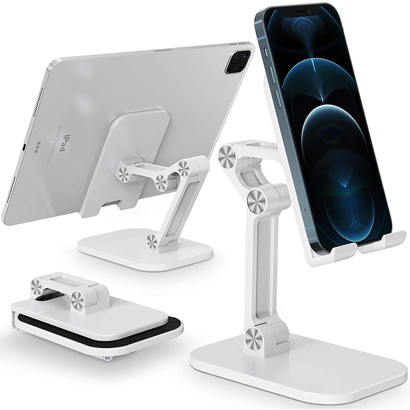 Soporte de escritorio plegable para teléfono móvil, para iPhone 12, 11, iPad Pro, Xiaomi, huawei