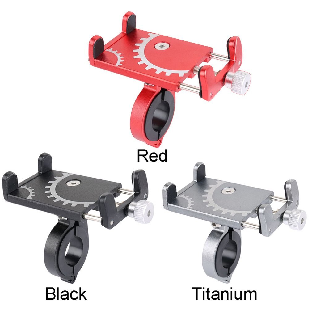 Soporte de teléfono móvil para bicicleta, manillar fijo de aluminio para Moto, Iphone, Samsung, Universal, LESHP