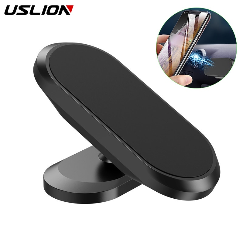 USLION-soporte magnético para teléfono de coche Xiaomi, iPhone, Samsung, soporte Universal para salpicadero, GPS