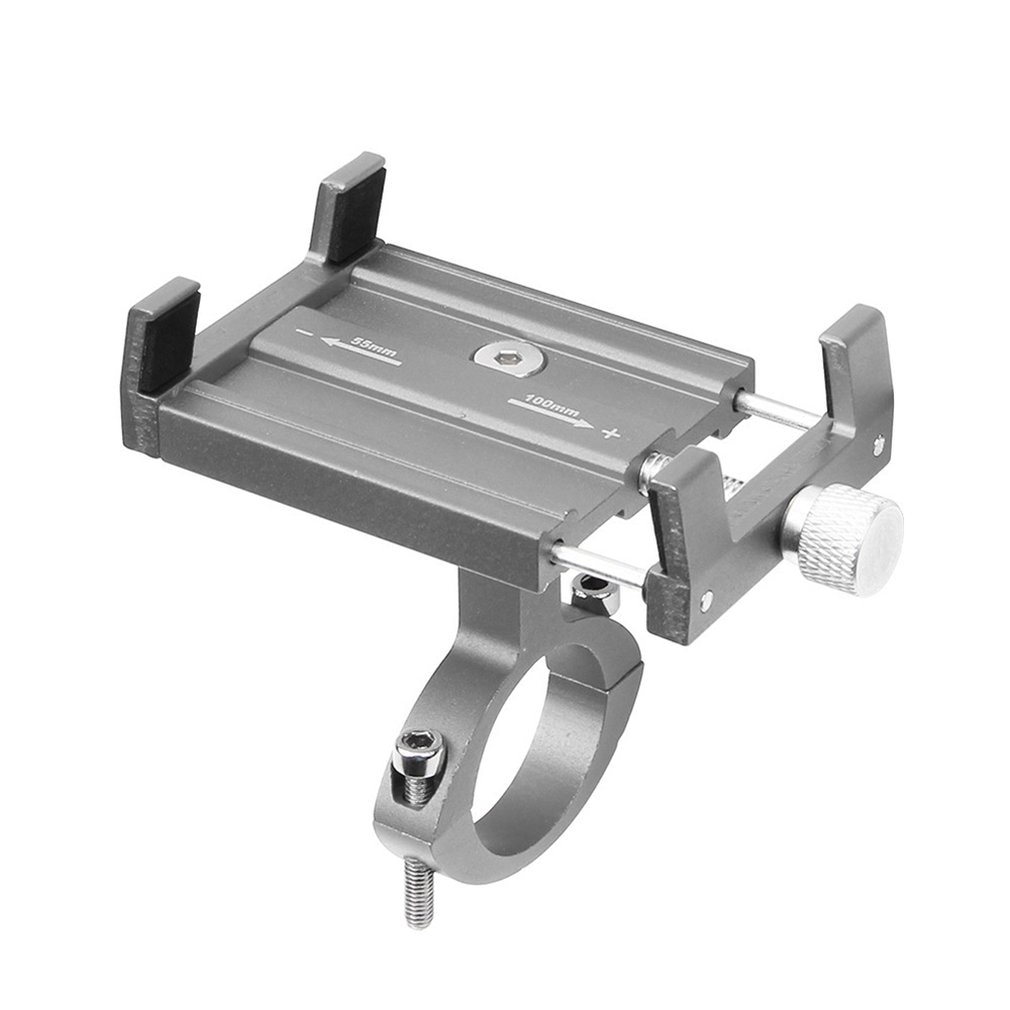 Soporte Universal para teléfono móvil, para manillar de motocicleta, soporte para teléfono móvil, Soporte de aleación de aluminio de tres garras