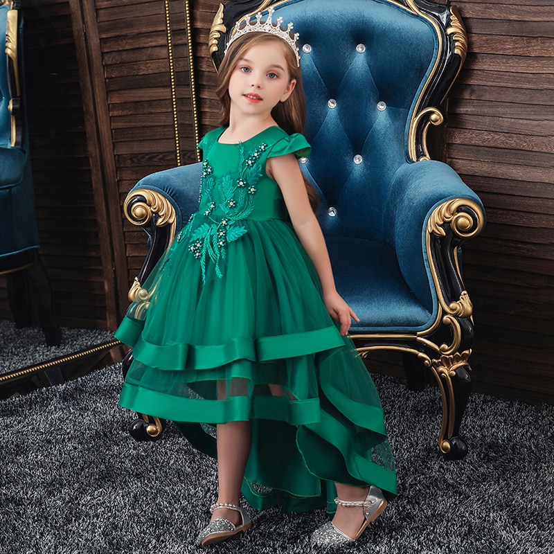 Vestido para niñas, vestidos de fiesta de boda para niños, vestido de  princesa de Navidad, ropa para niñas pequeñas, a rayas de flores, novedad  de 2020