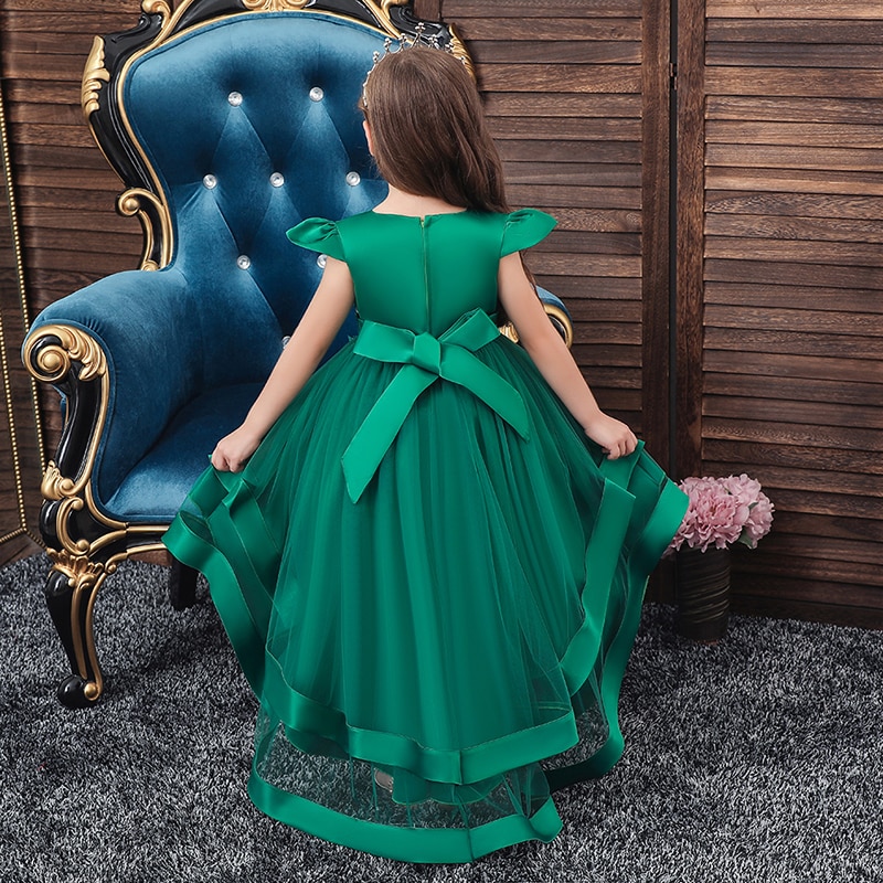 Vestido para niñas, vestidos de fiesta de boda para niños, vestido de  princesa de Navidad, ropa para niñas pequeñas, a rayas de flores, novedad  de 2020