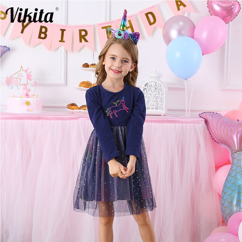 Vestidos de fiesta deals de unicornio para niña
